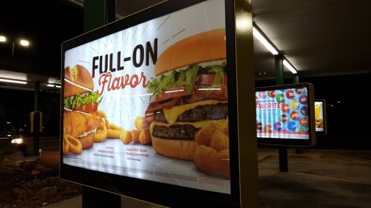 Sonic Drive-In меню