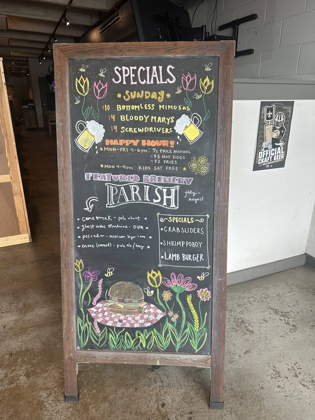 Burgersmith Perkins & Acadian меню