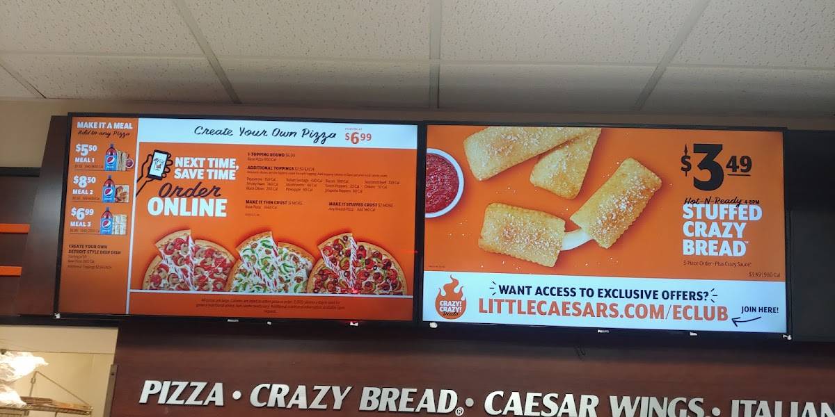 Little Caesars Pizza меню