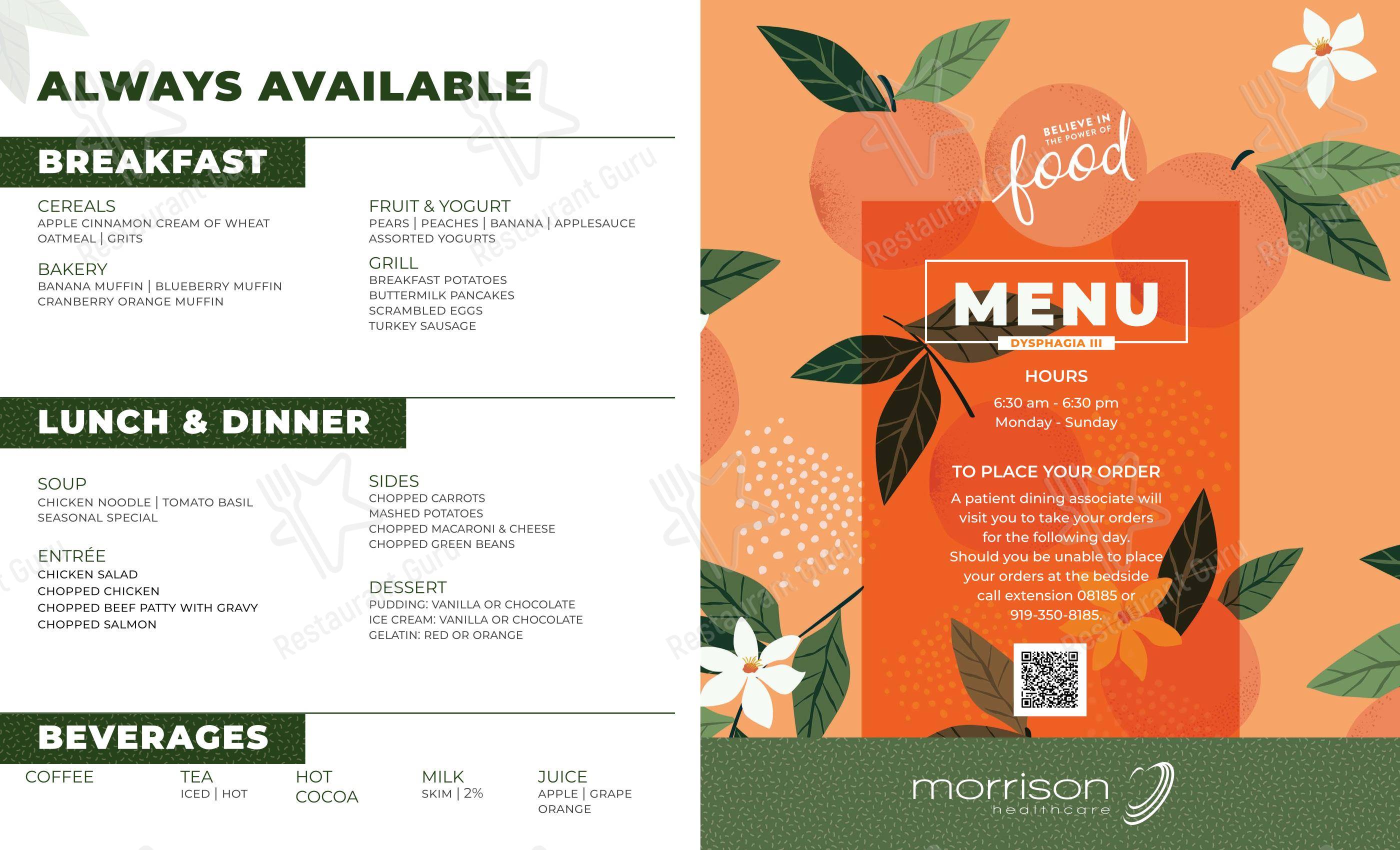 Café 3000 в Ролях - Boronia Catering Menu Pack
