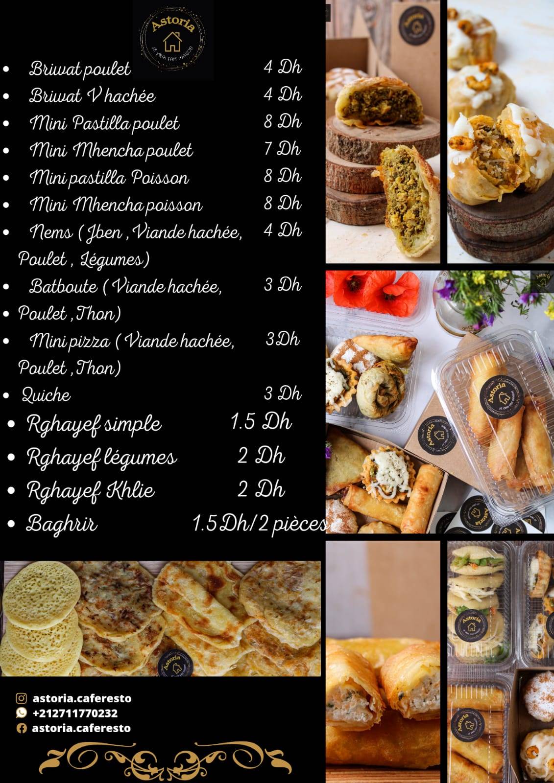 ASTORIA Café&Restaurant меню