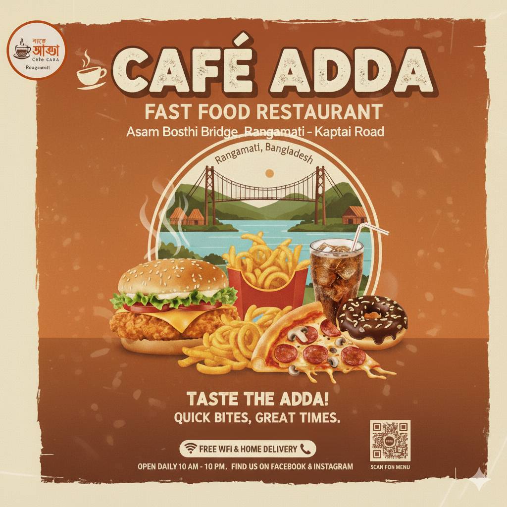 Cafe Adda Rangamati меню