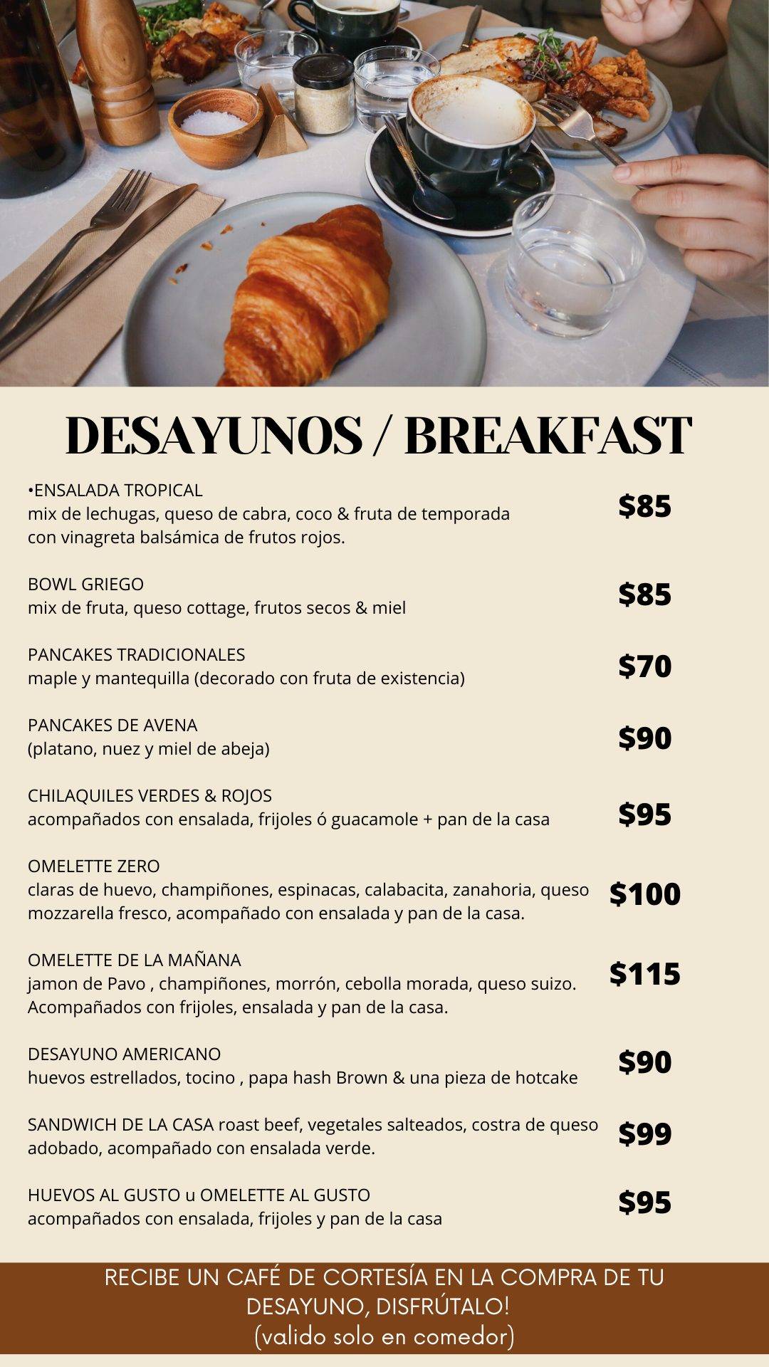 Azúcar café, cafetería de autor меню