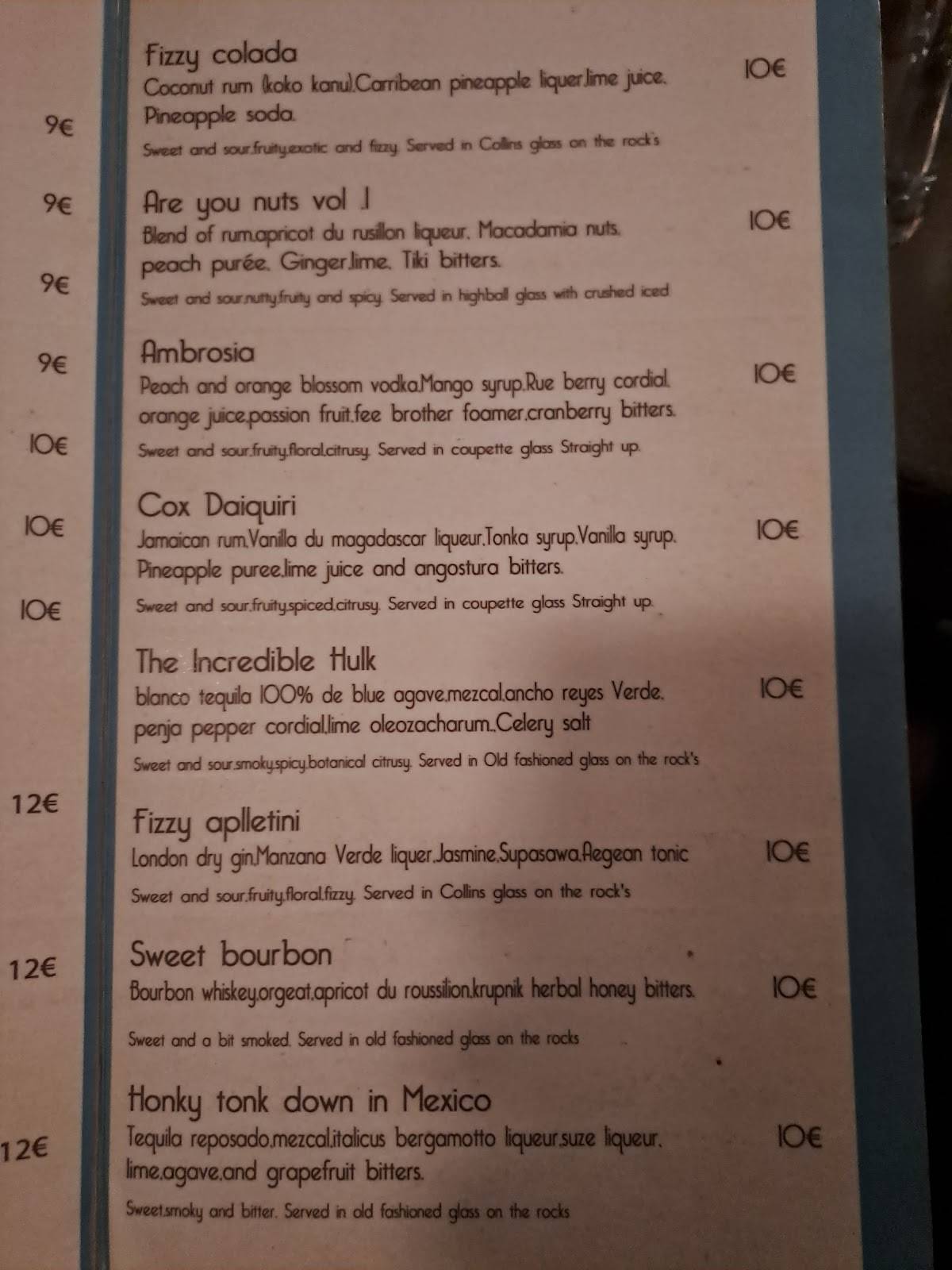 Balkoni меню