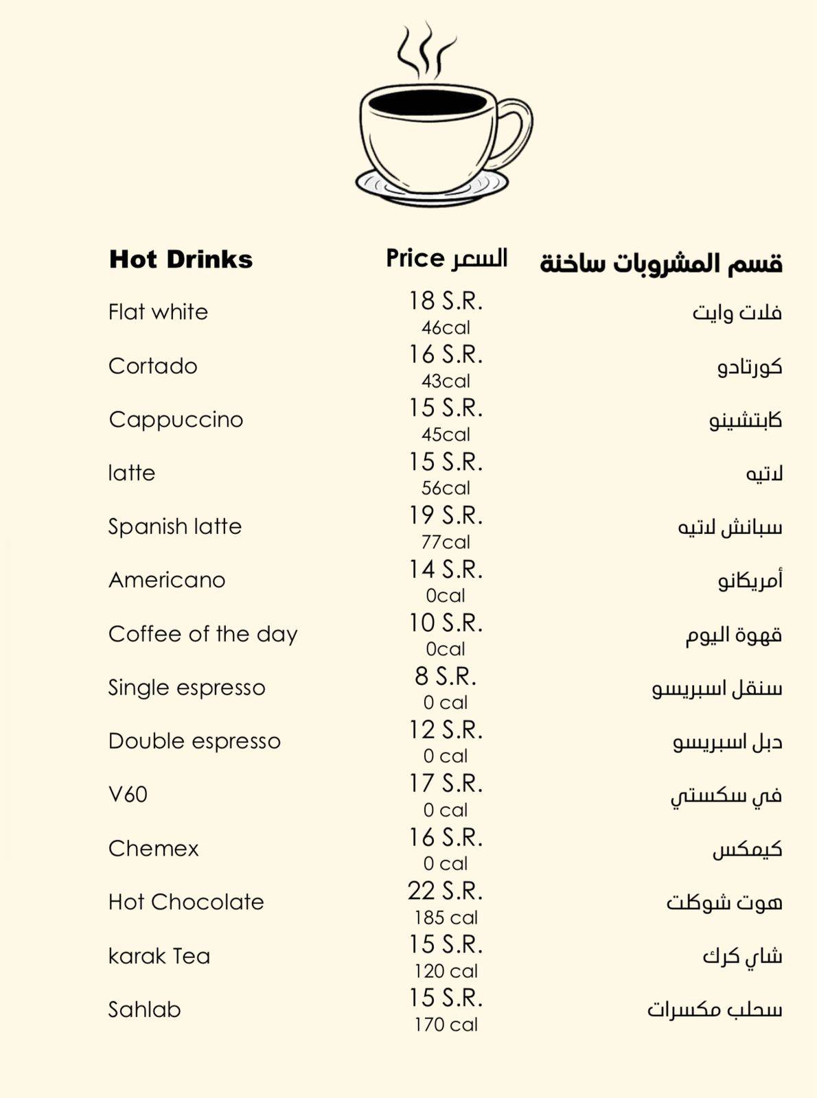 Beanery Cafe меню