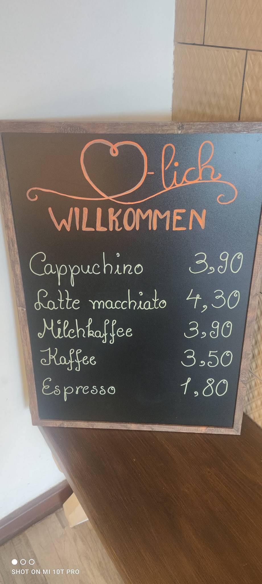 Dorfcafé Anger меню