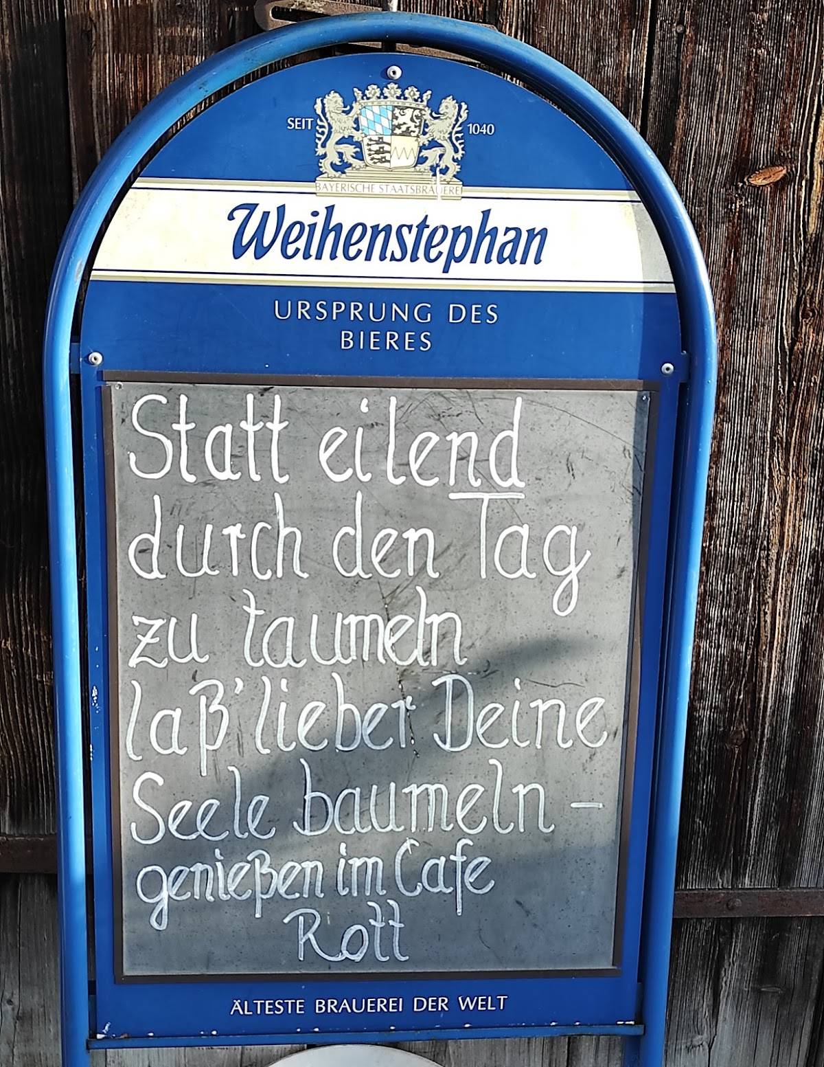 Café Konditorei Rott меню