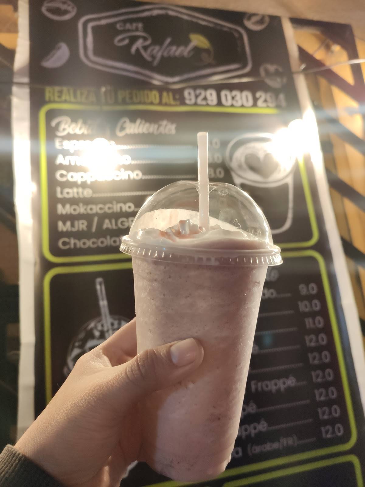 Café Rafael Breña меню