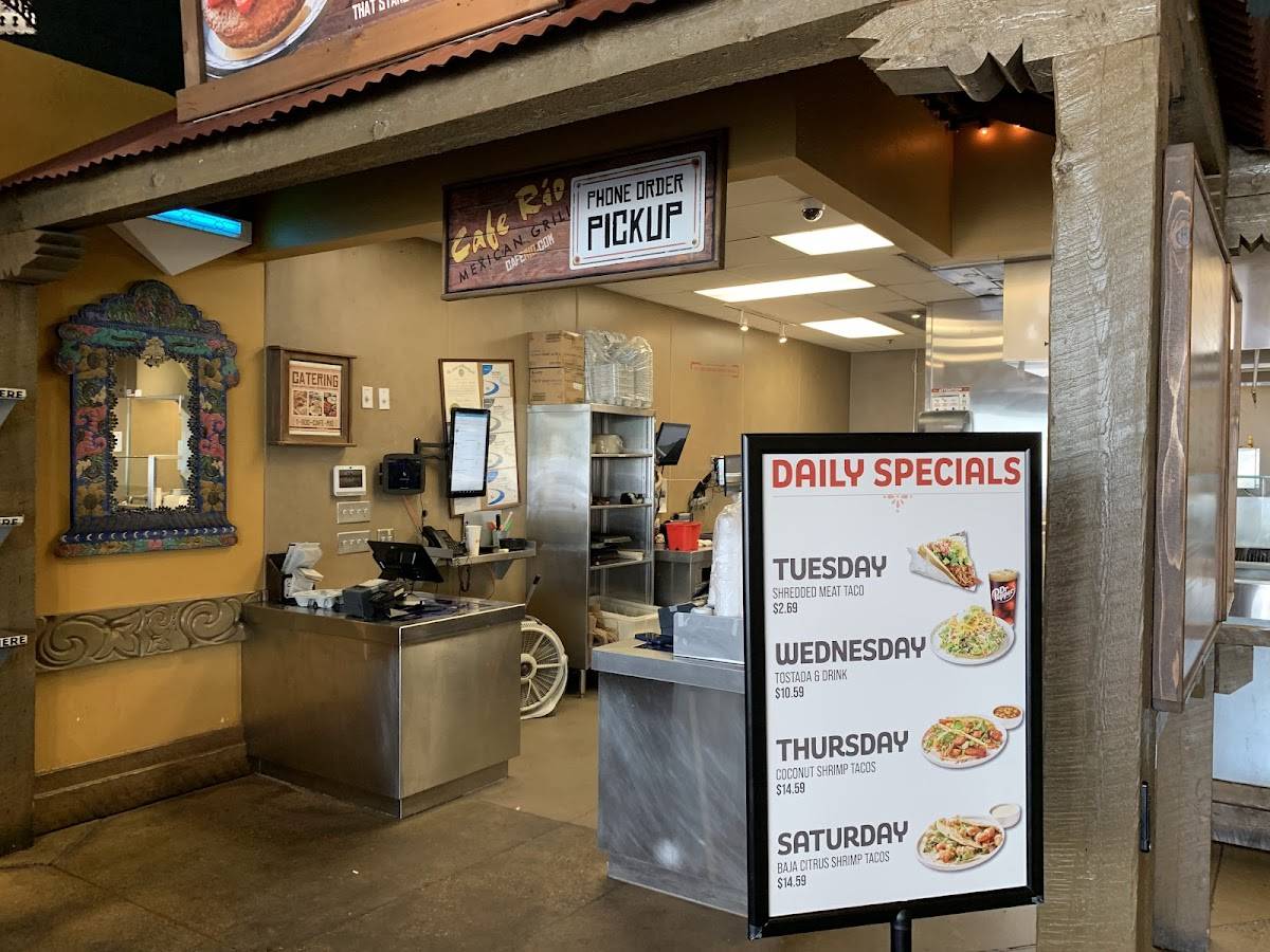 Cafe Rio Fresh Modern Mexican меню