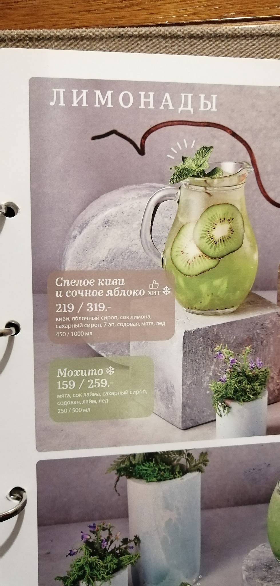 Своя компания меню
