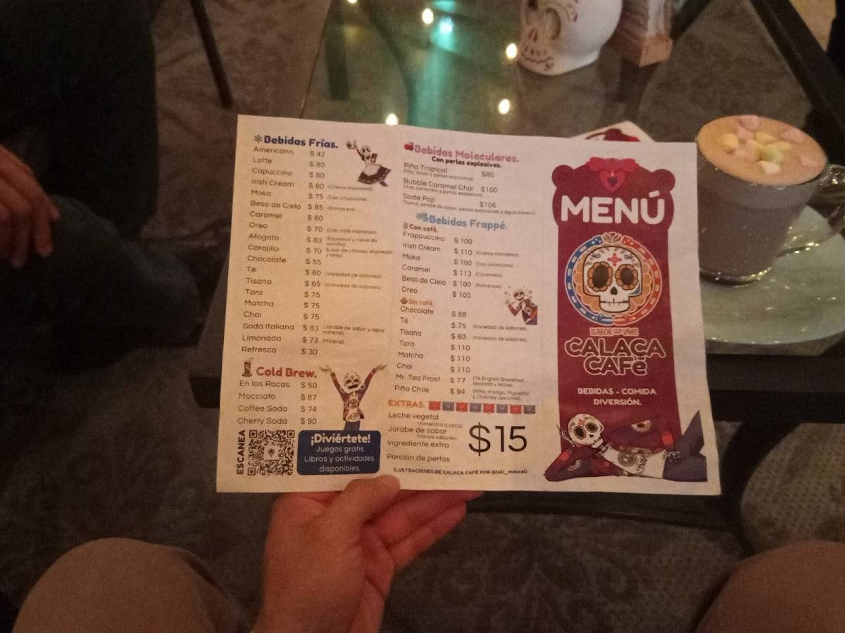 Calaca Café меню