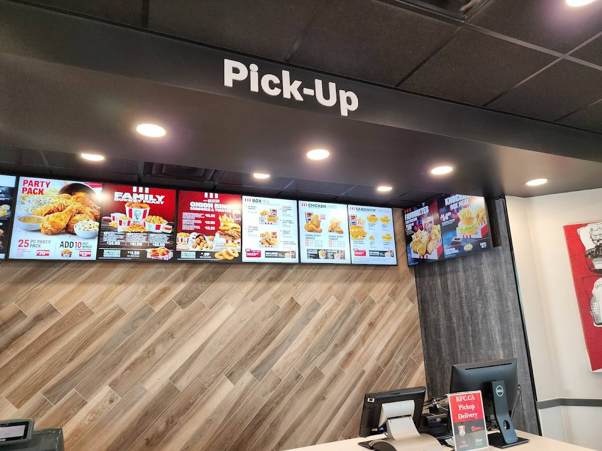 KFC меню