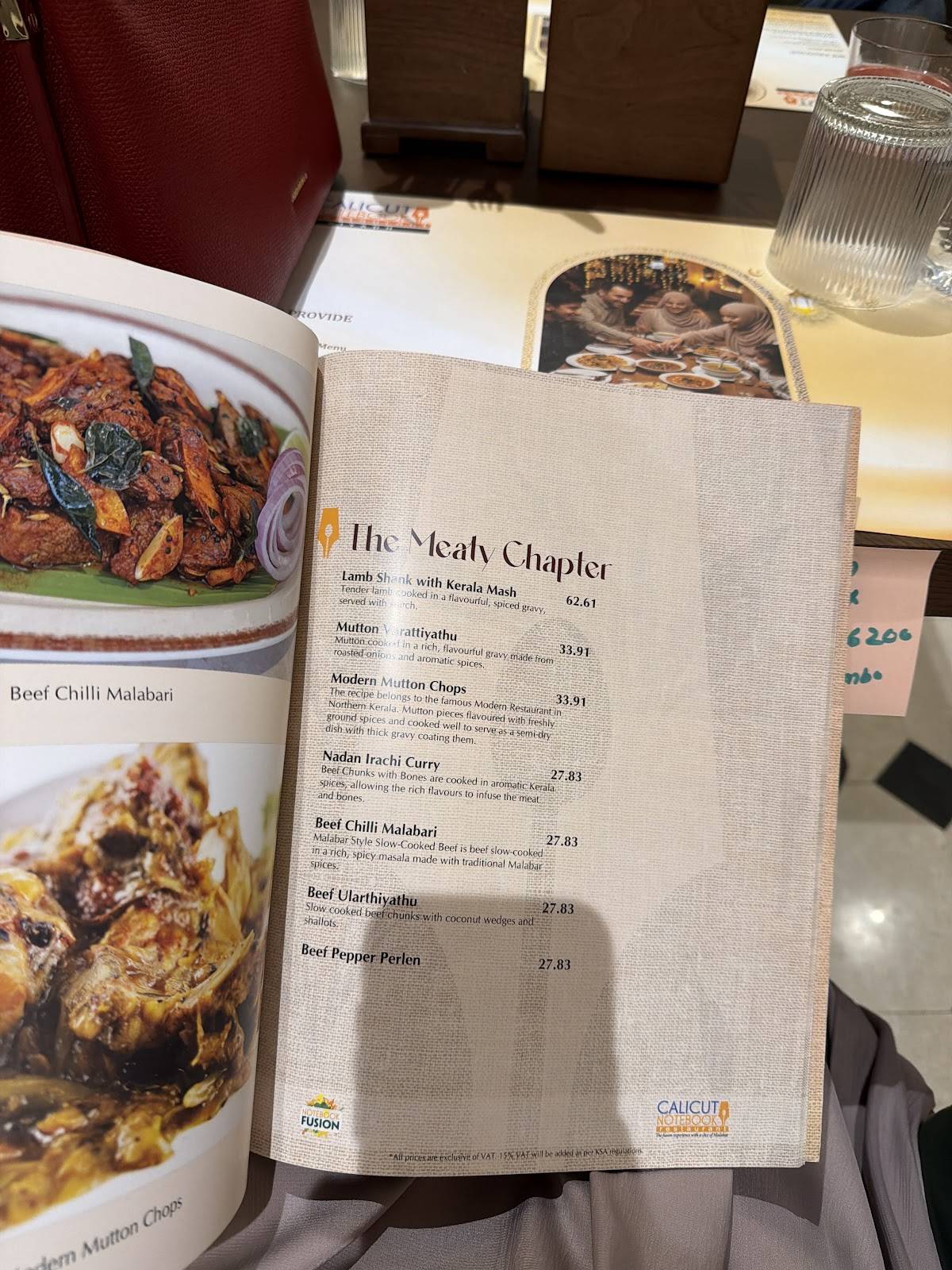 Calicut Notebook Restaurant - Riyadh меню