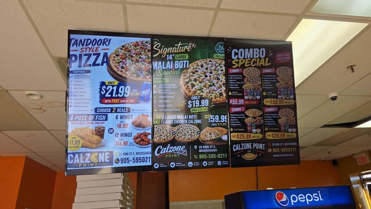 Calzone Point меню