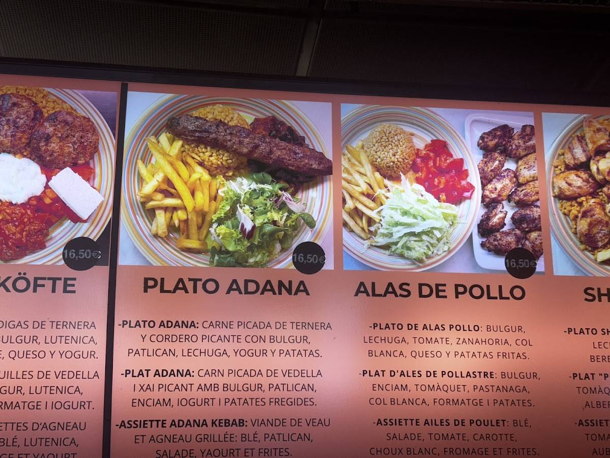 Casa Turca Doner Kebab меню