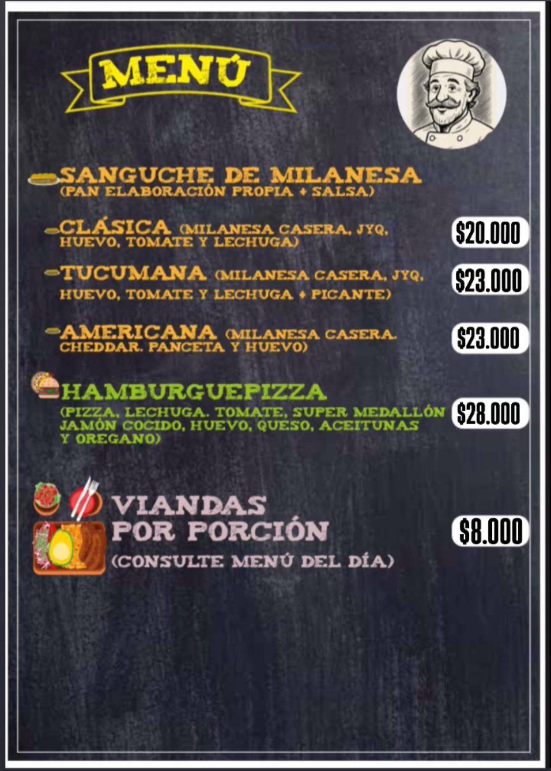 Casa de Comidas Mitre меню