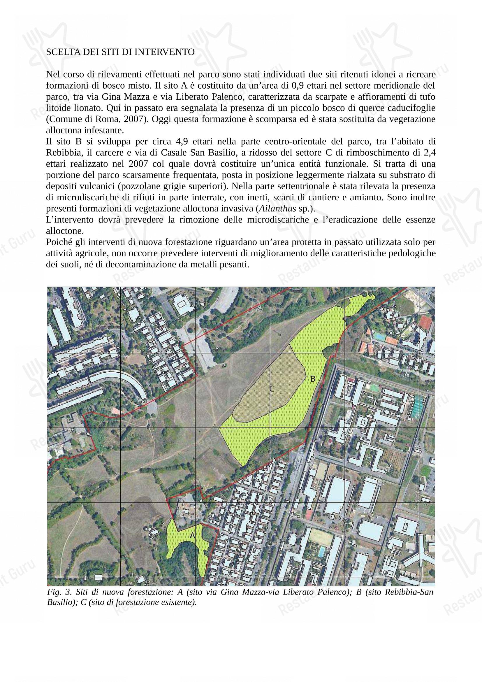 Меню ресторана Casale Podere Rosa-APS в Риме