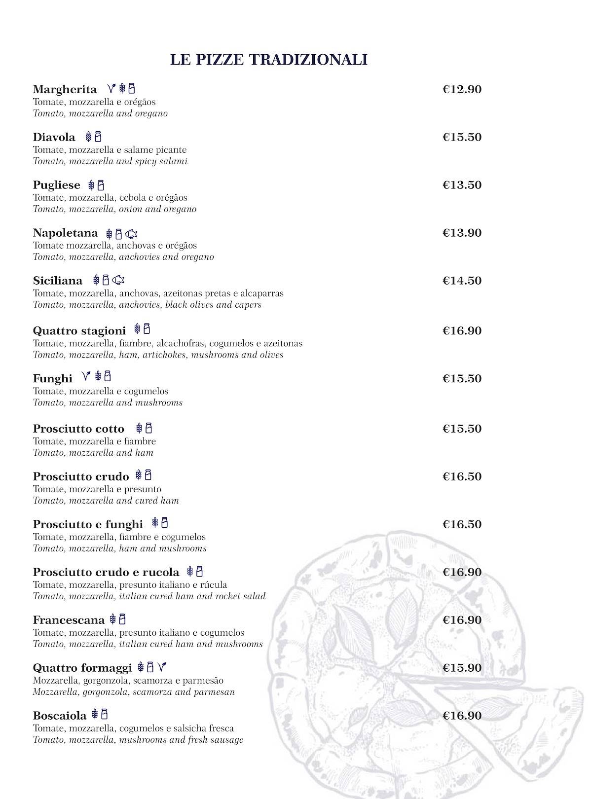 Castello di Norcia - Ristorante Italiano Pizzeria меню