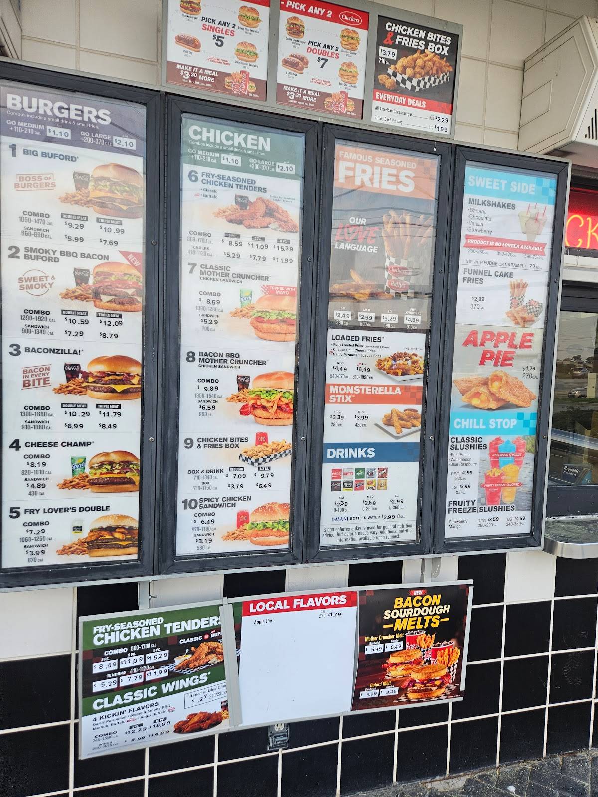 Checkers меню