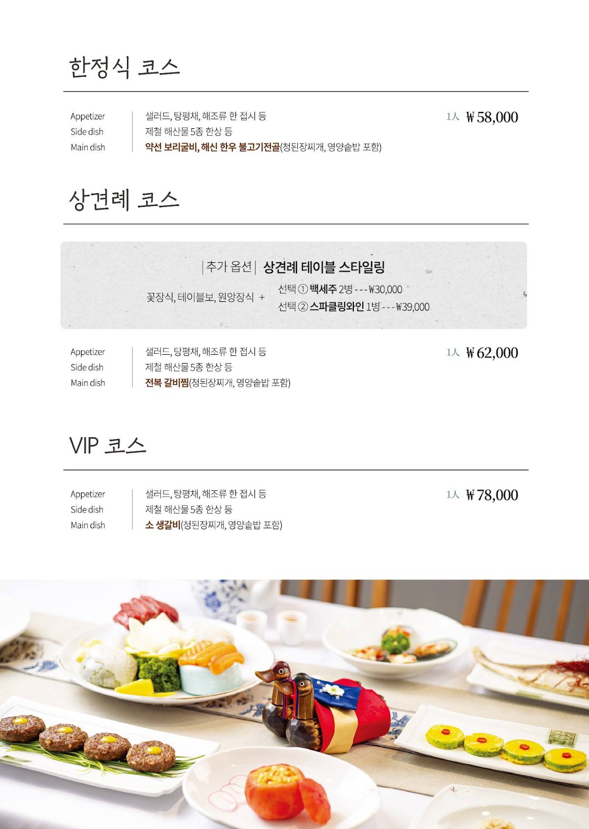 Cheonmagol меню
