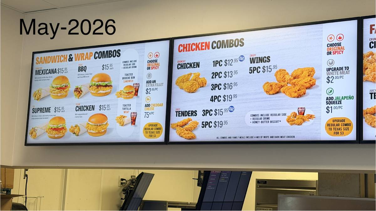 Church's Texas Chicken меню