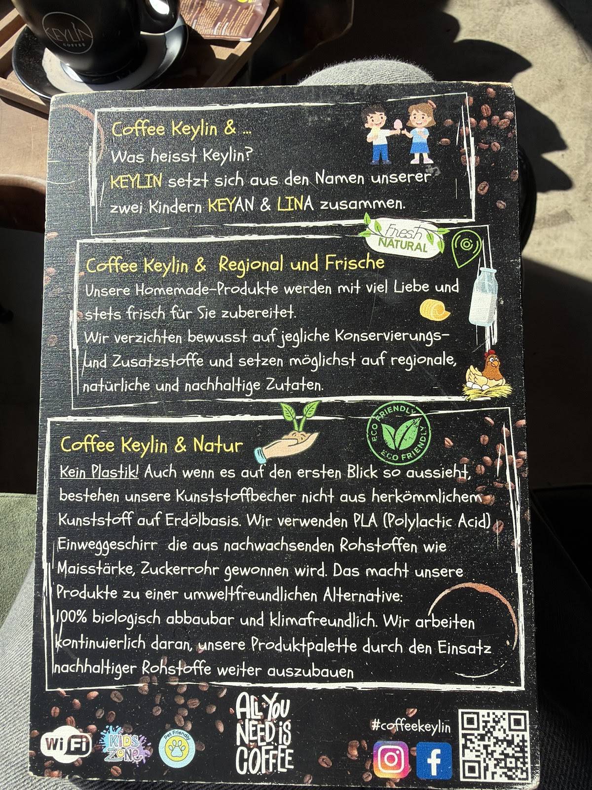 Coffee Keylin & ... меню