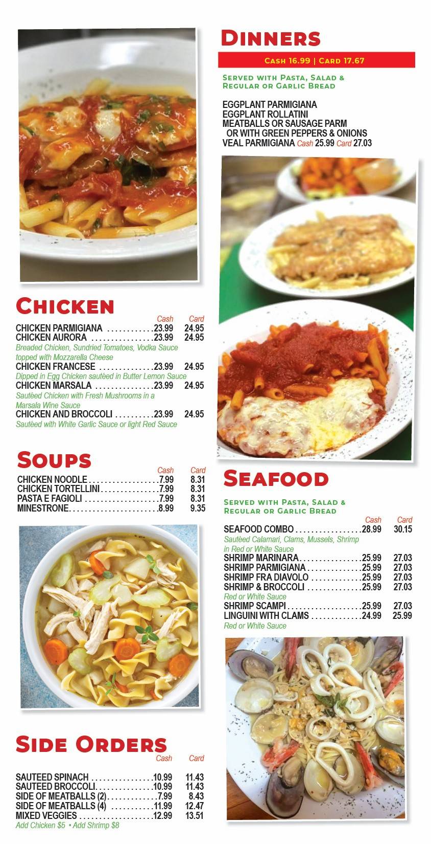 Colandrea Pizza King (Fishkill) меню
