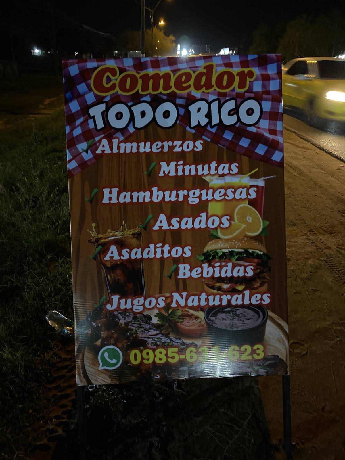 Comedor Todo Rico меню