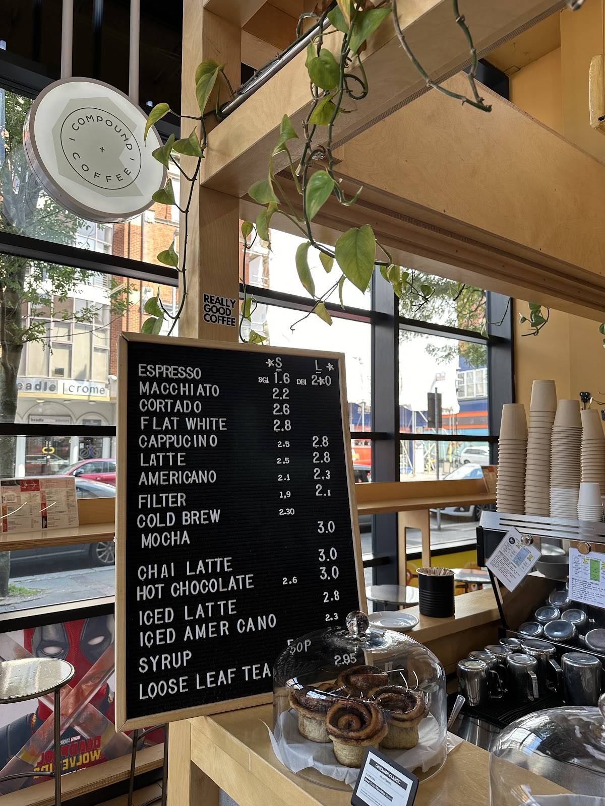 Compound Coffee меню