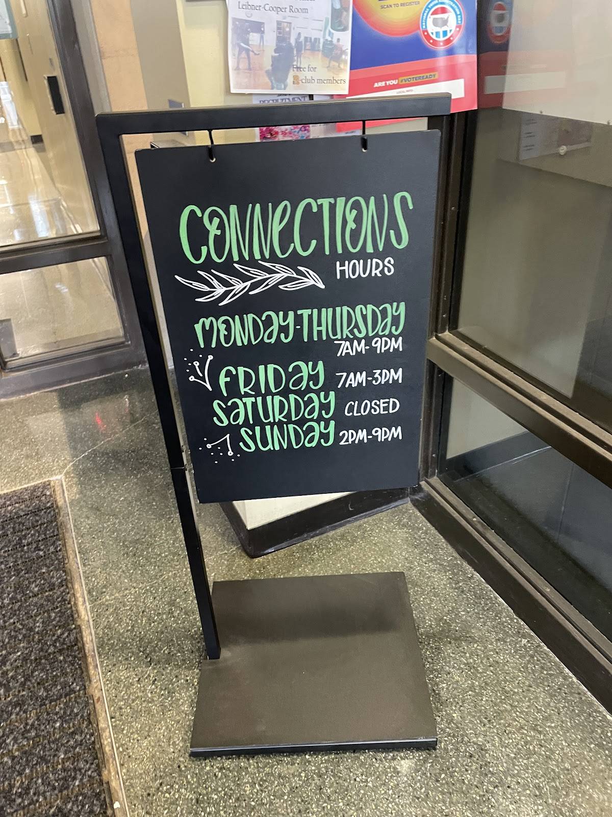 Connections меню
