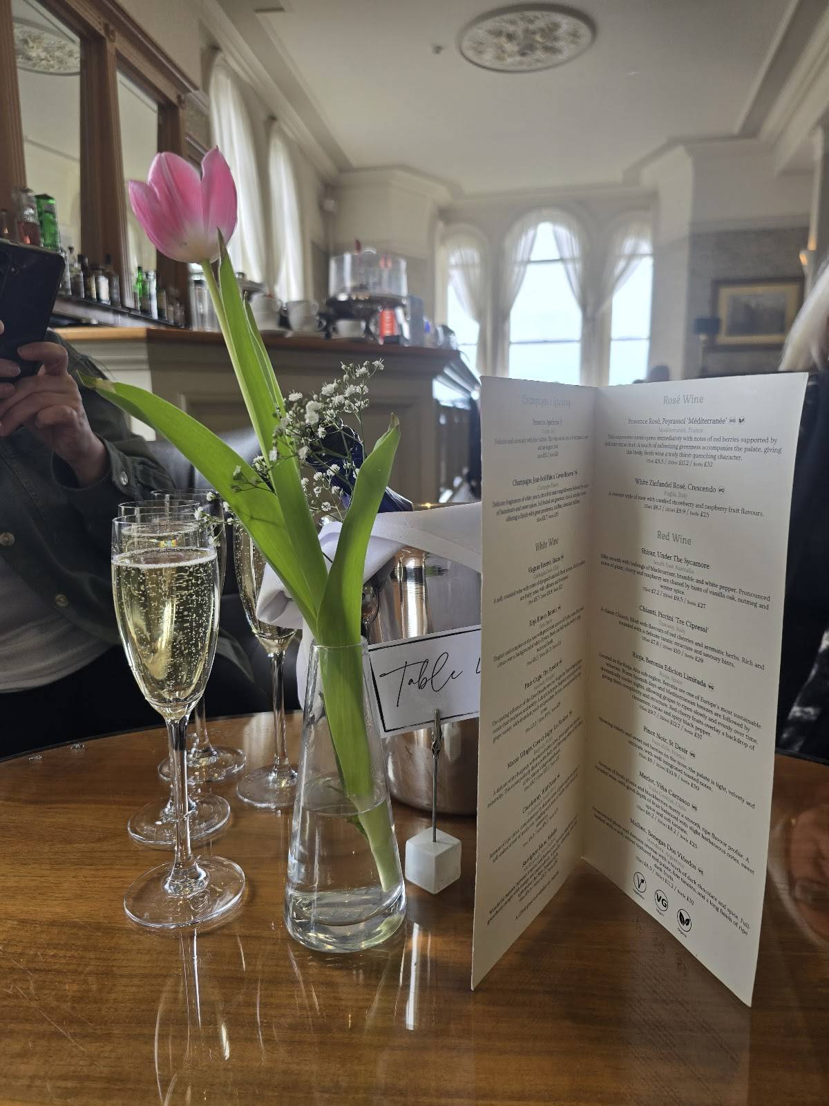 Copperfields Tynemouth меню