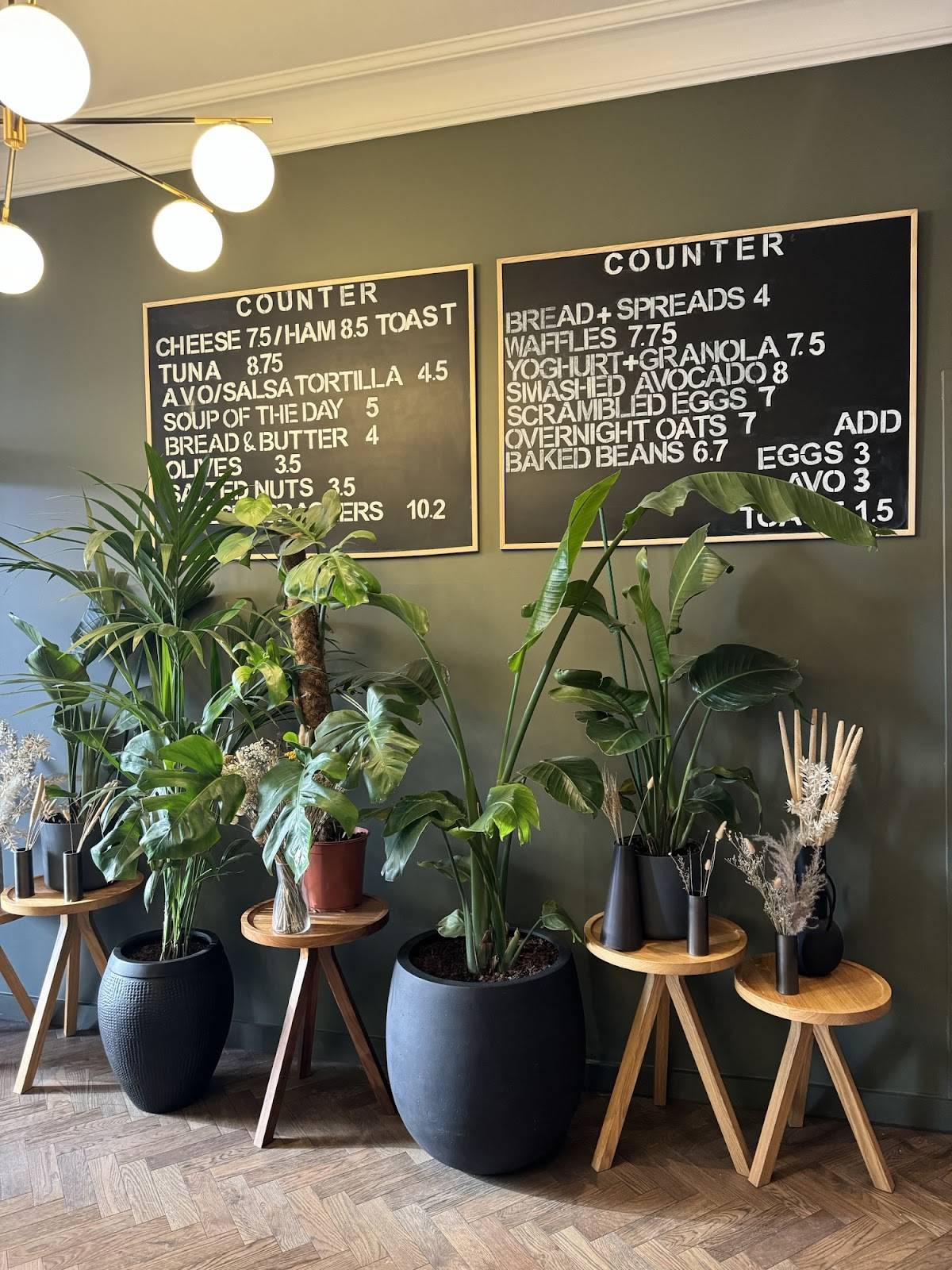 Counter Edinburgh меню