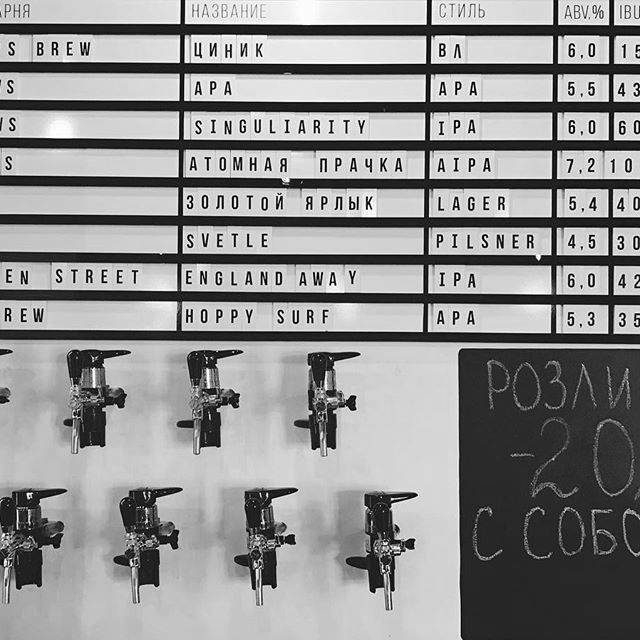 Craft Wave Bar меню