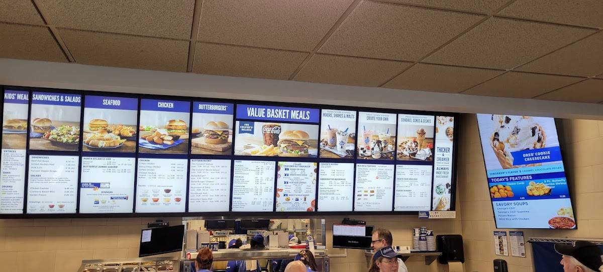 Culver’s меню