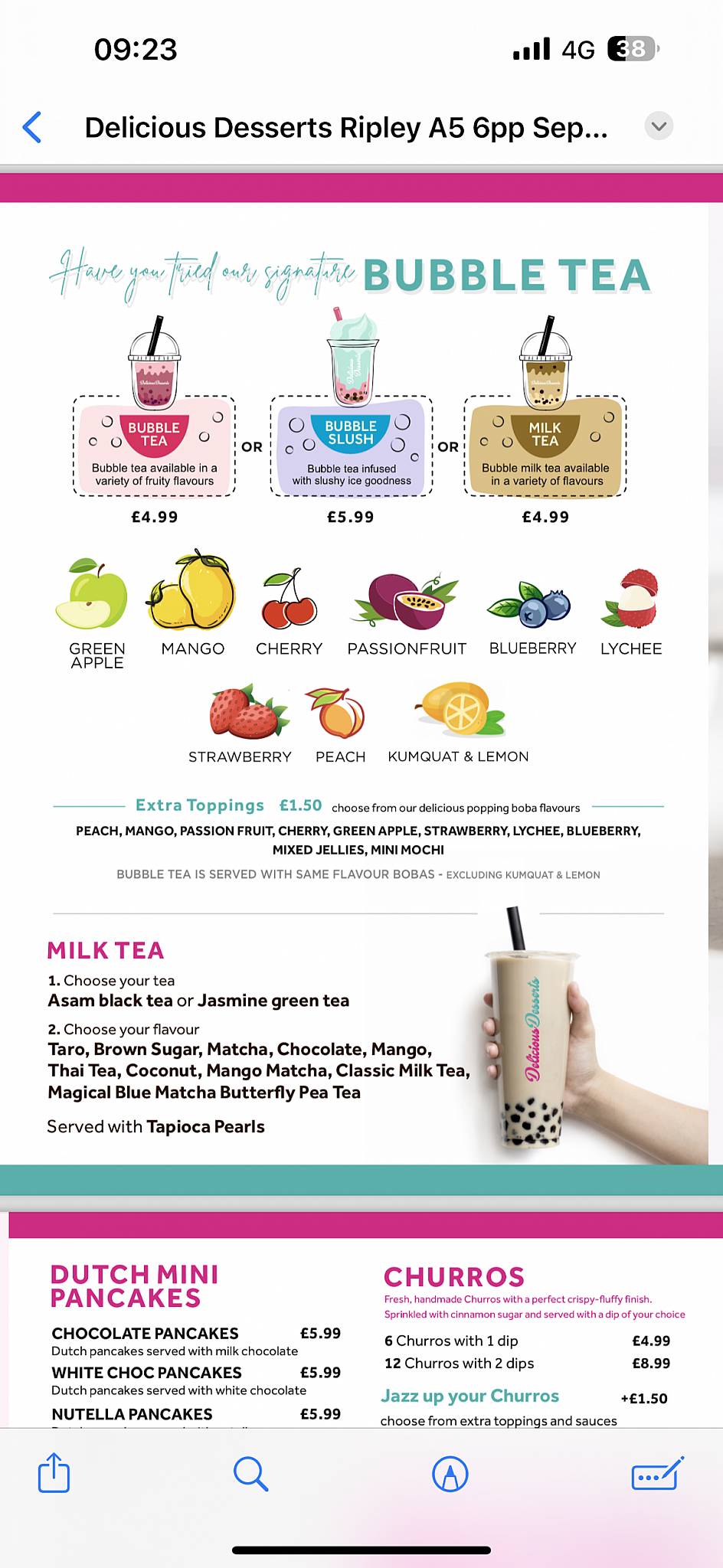 Sweetly by Shahs Desserts меню
