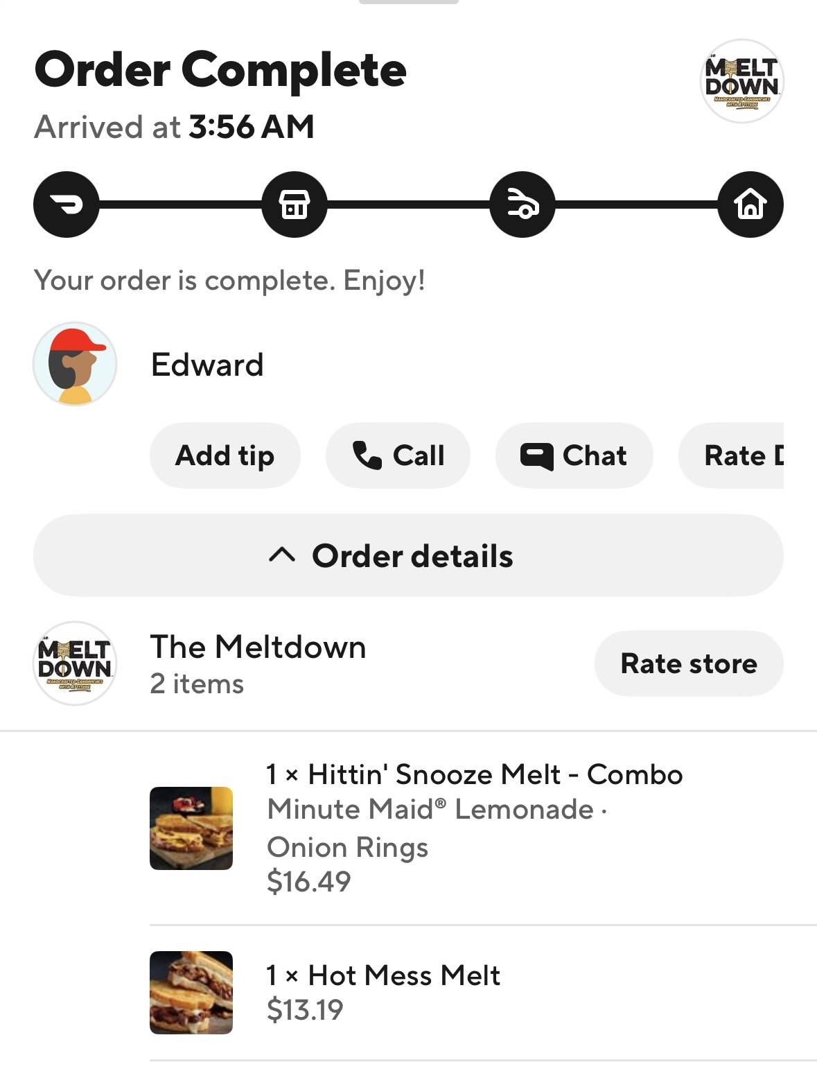 Denny's Restaurant меню