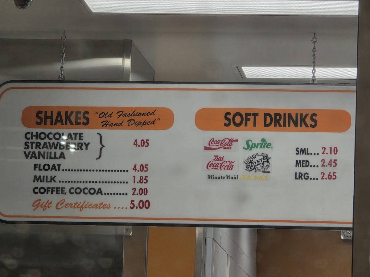 Dick's Drive-In меню