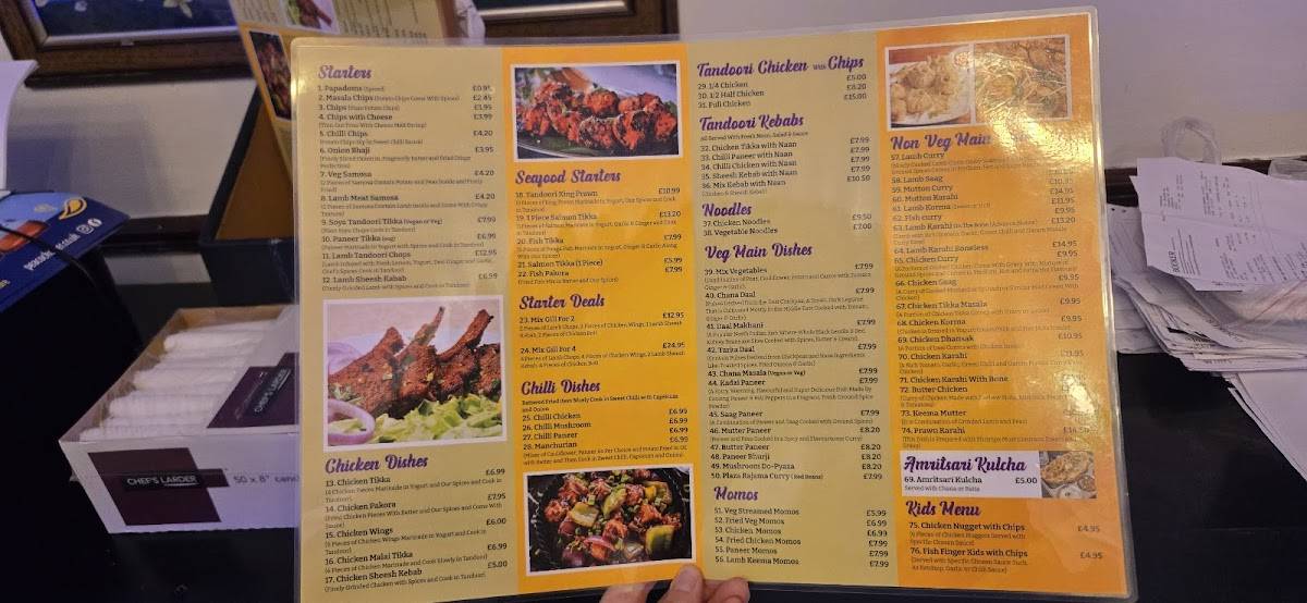Dilruba (Indian Punjabi Restaurant) меню