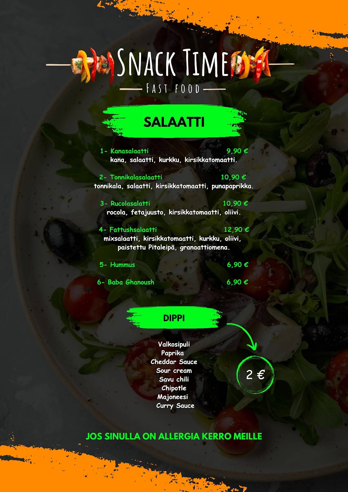 dimashki меню
