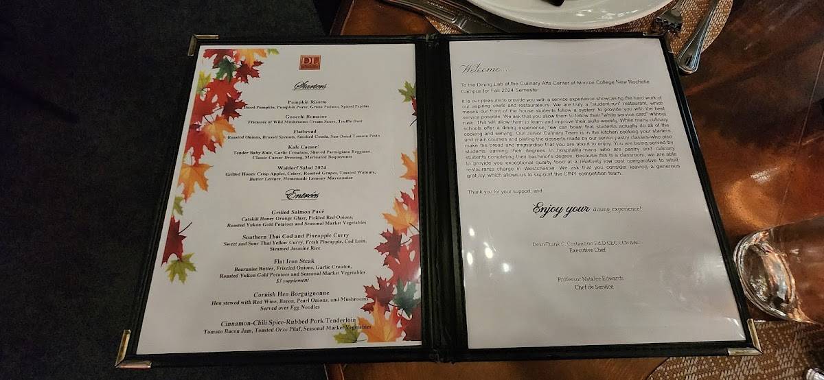 Dining Lab меню