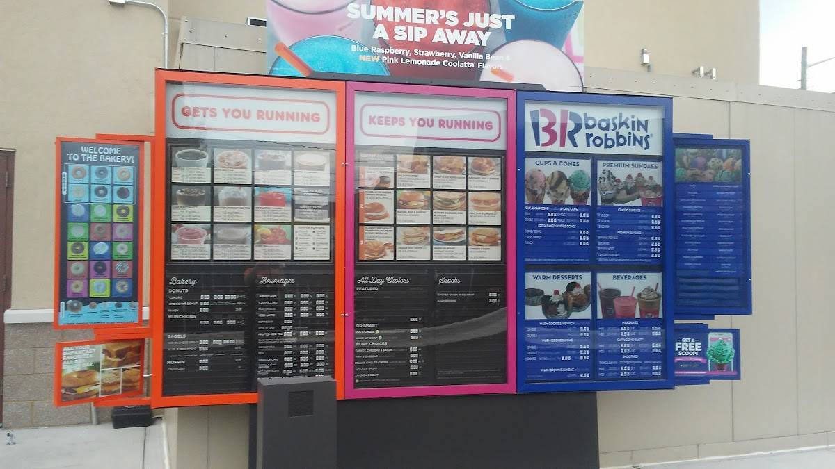 Dunkin' меню