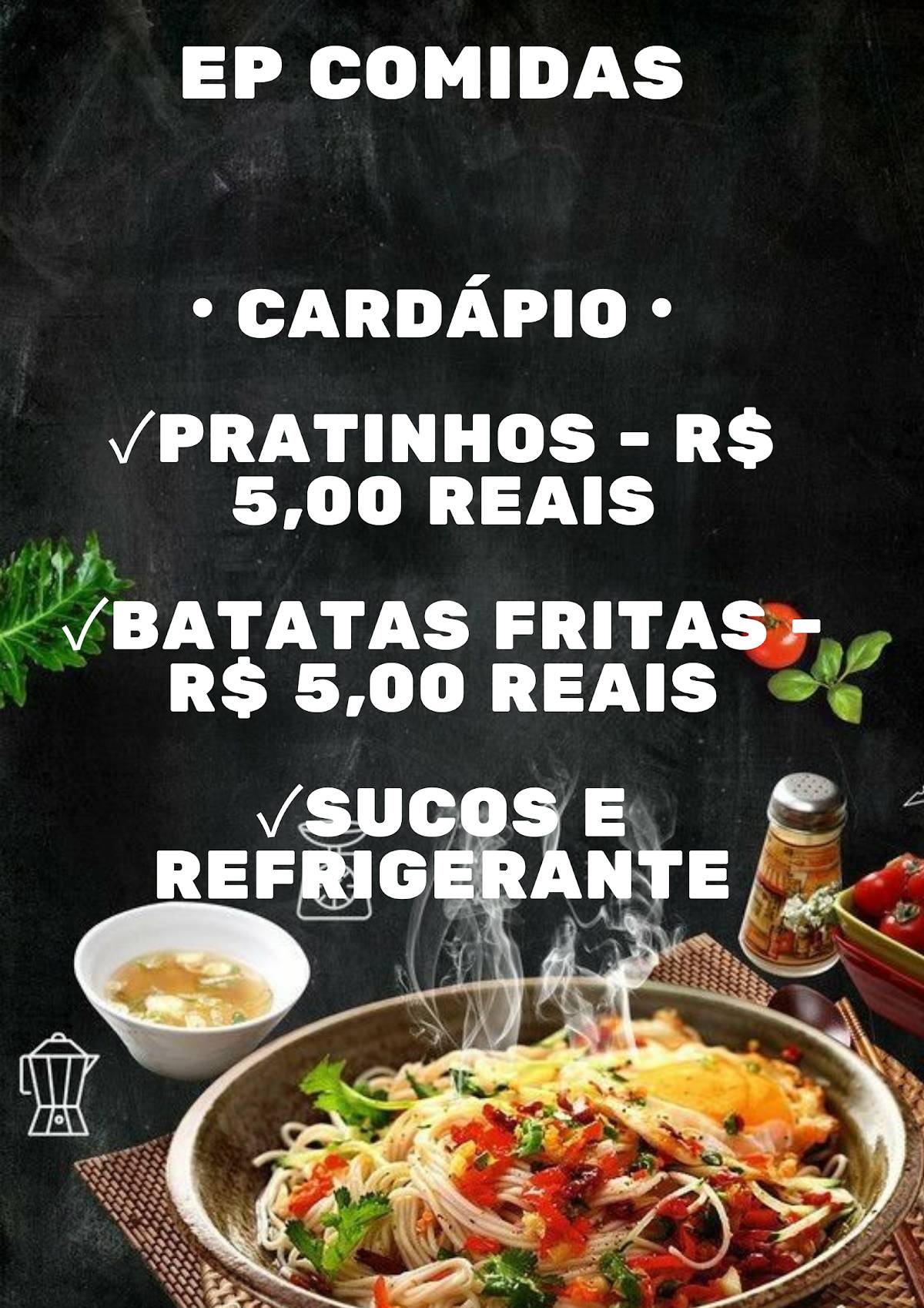 EP COMIDAS меню