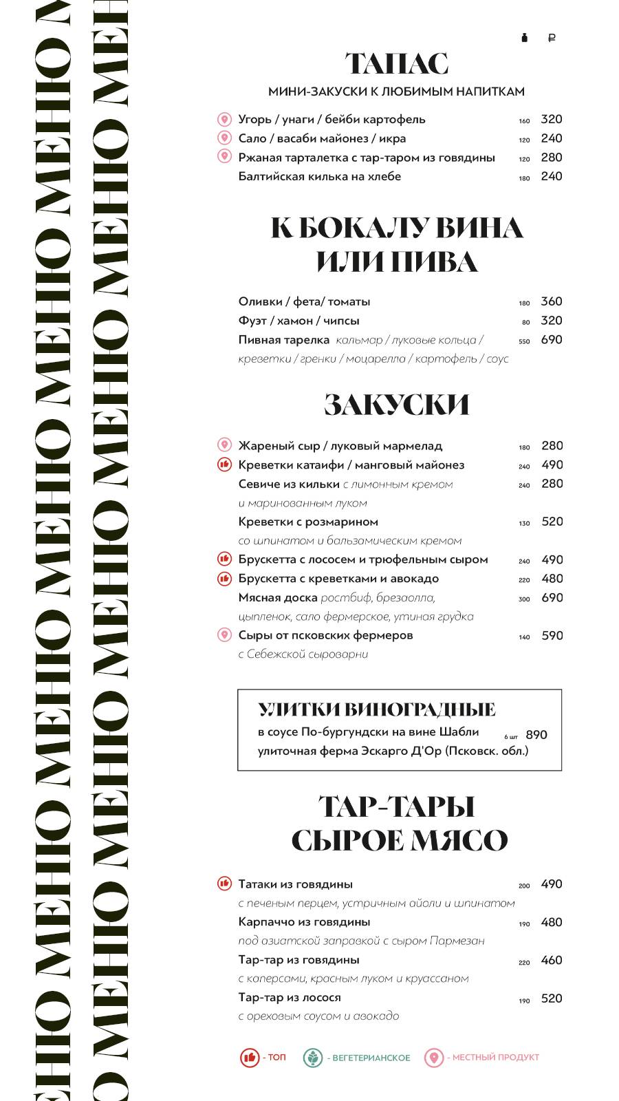 Едоки меню