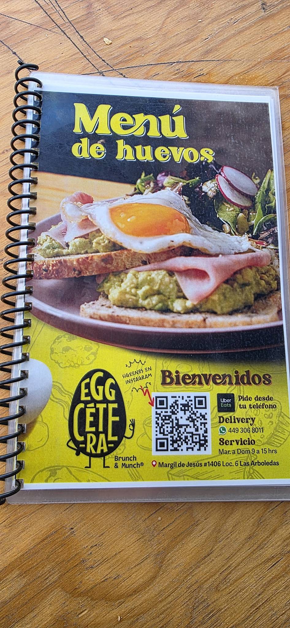 Eggcetera меню