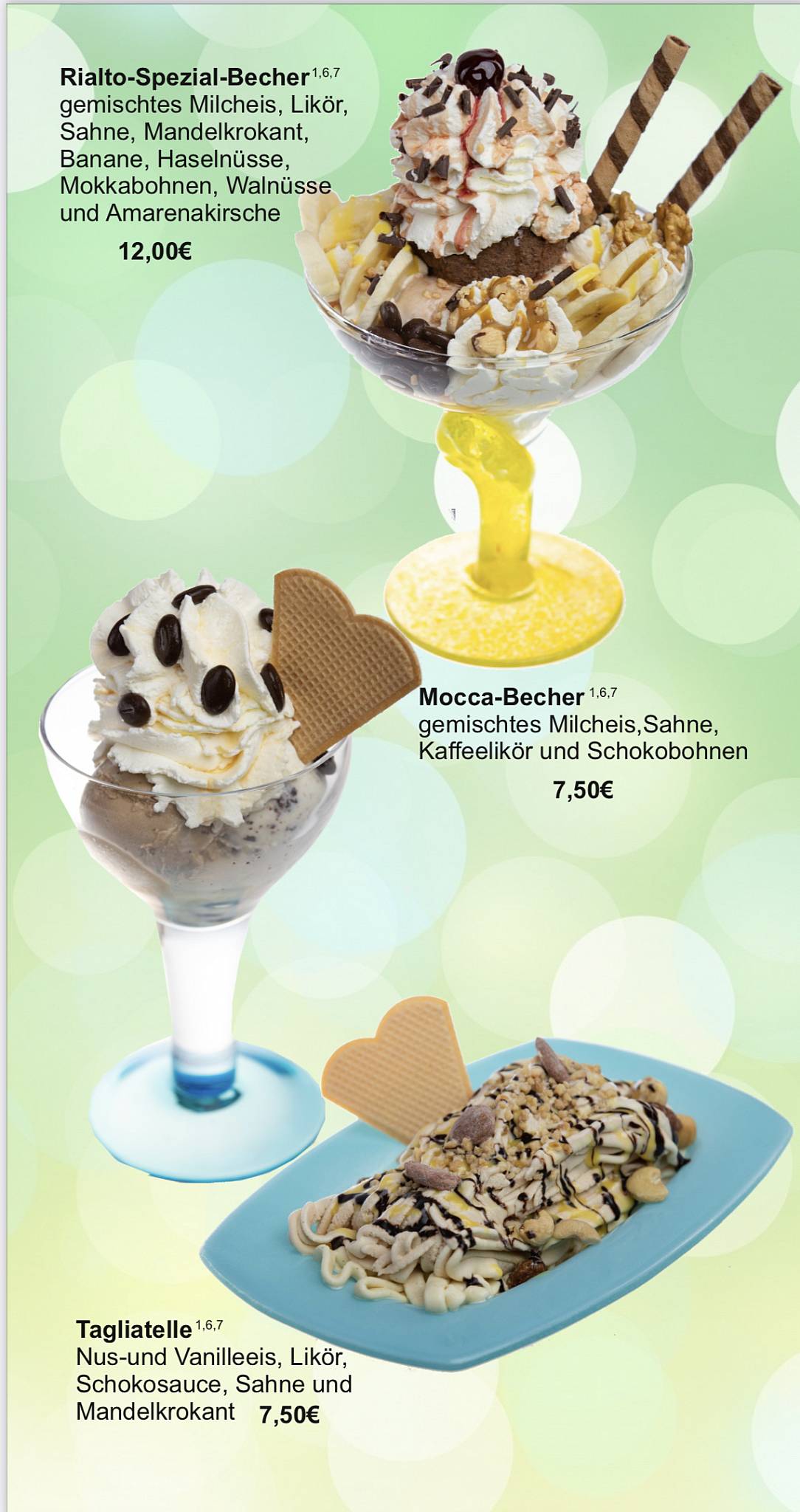 Eiscafe Rialto Fröndenberg меню