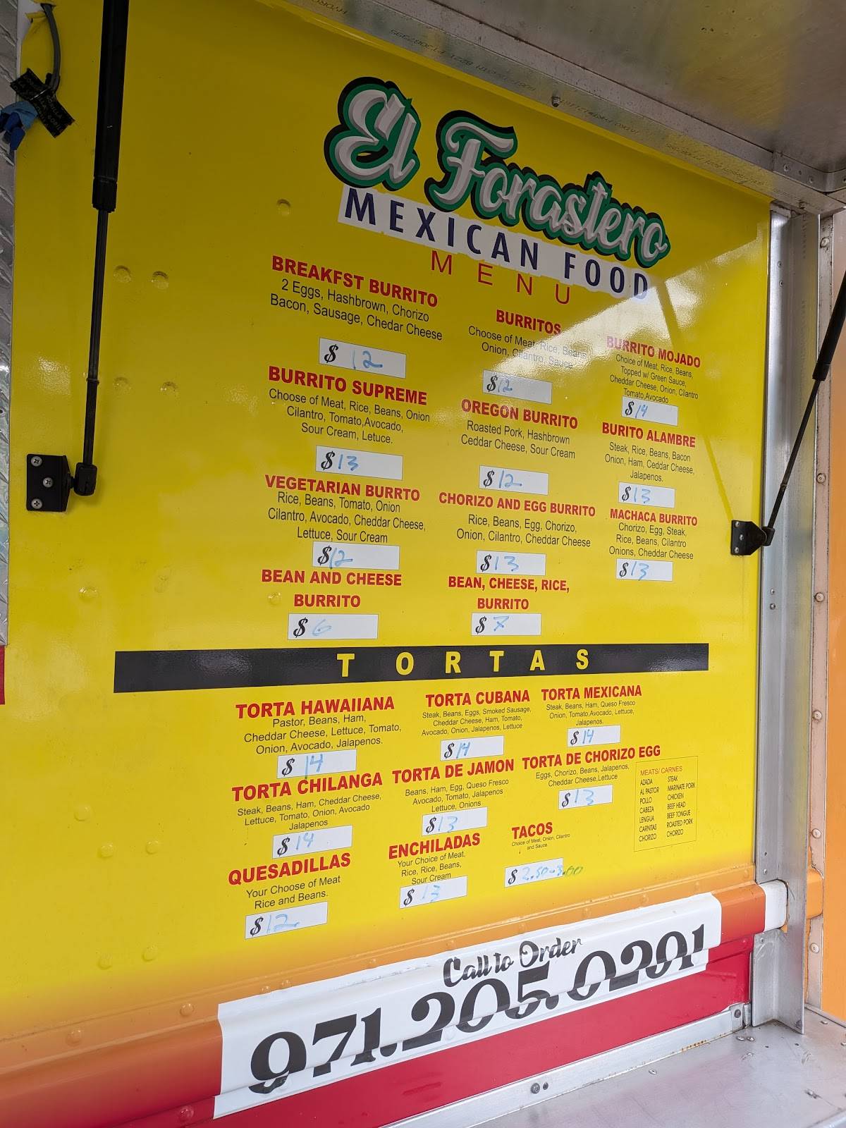 El Forastero Mexican Food меню