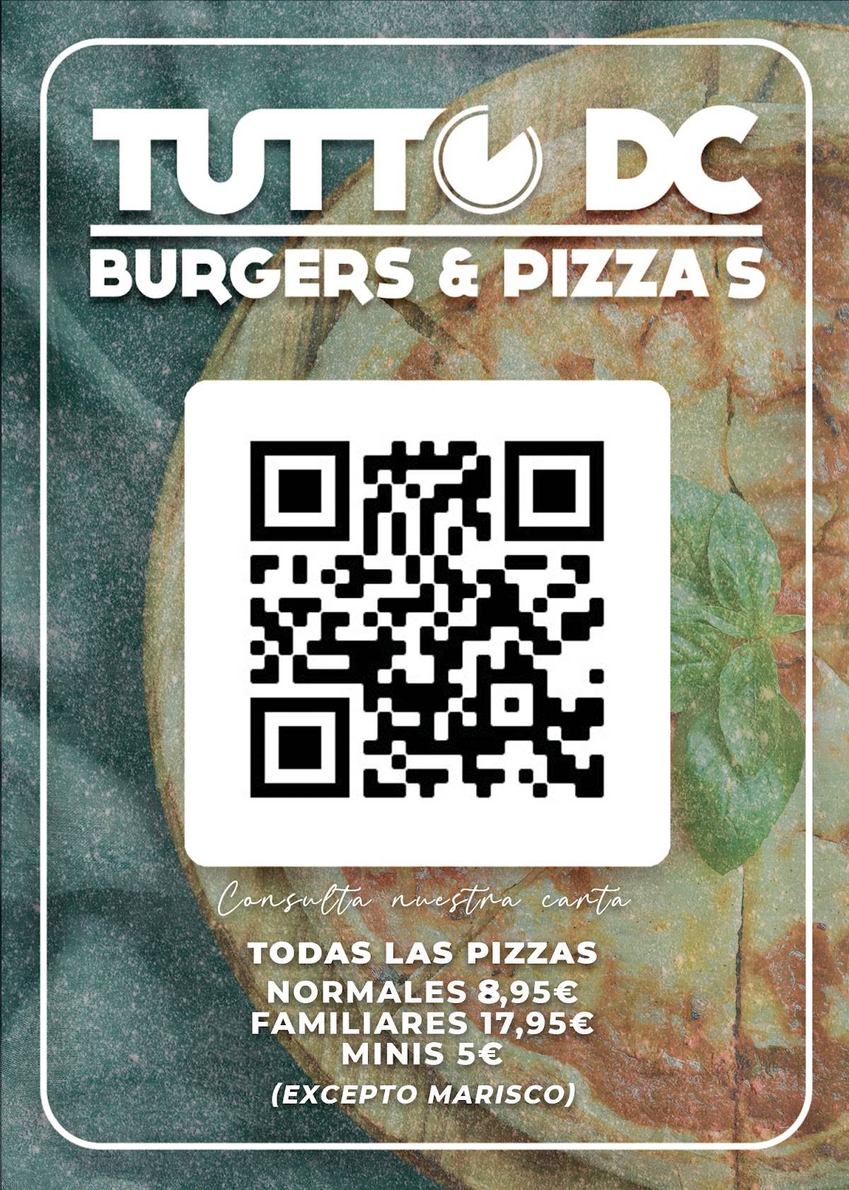 Tutto Dc Burgers & Pizza’s roses меню
