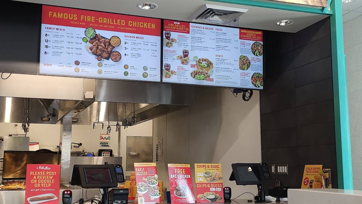 El Pollo Loco меню