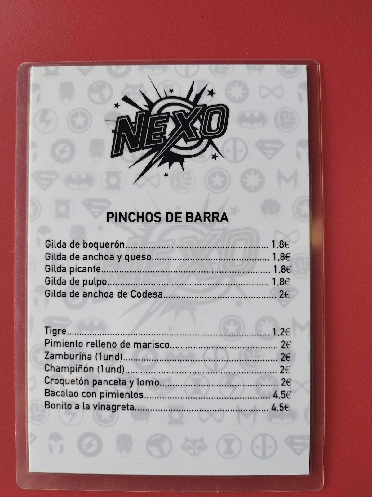 El Rincón de Colindres меню