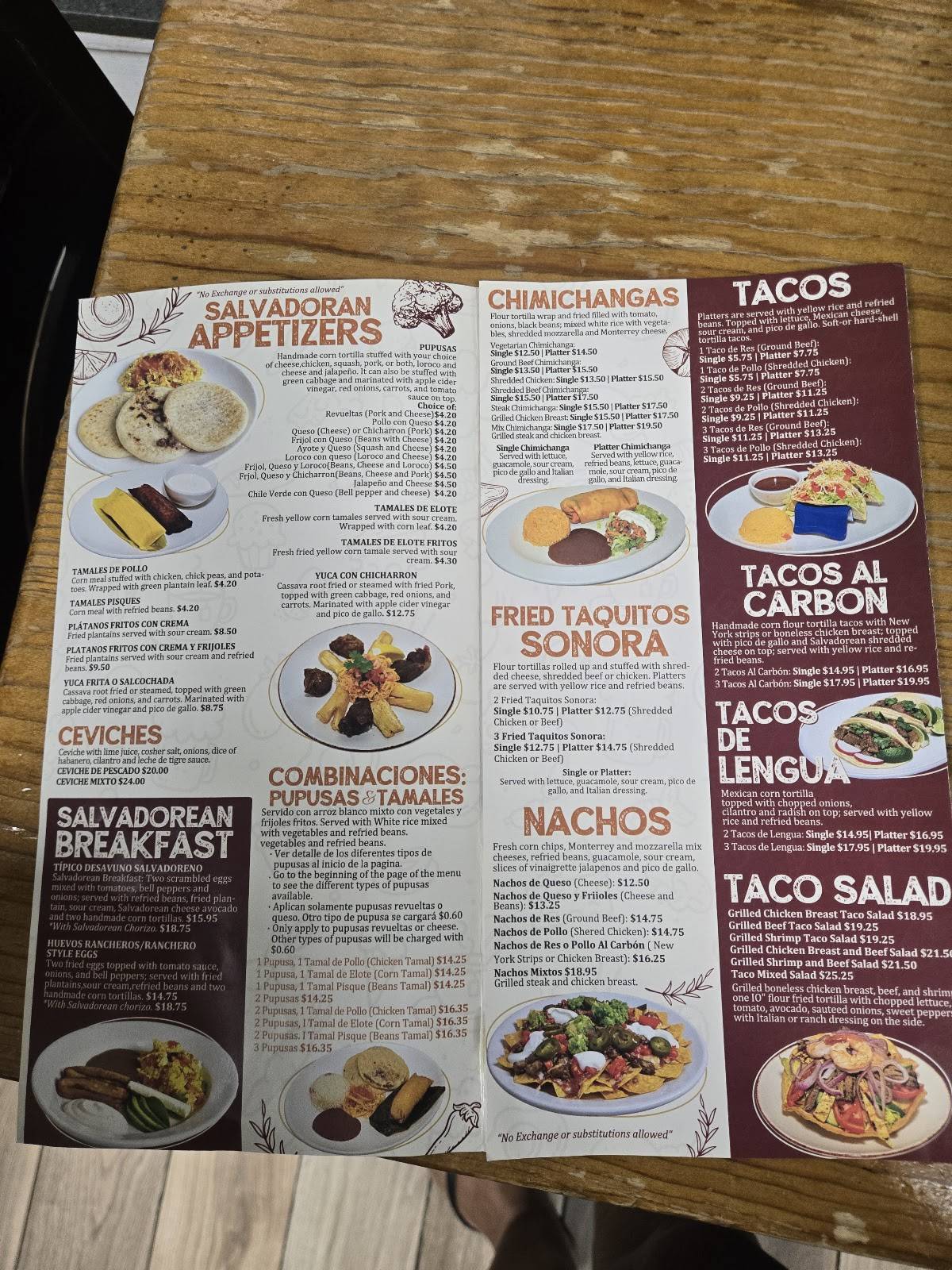 El Rinconcito Café меню